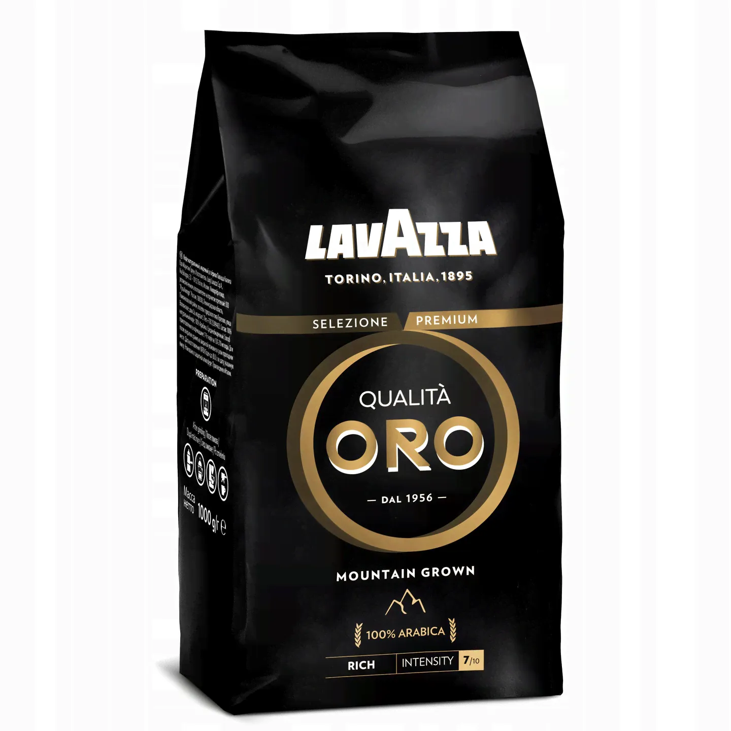 Кофе в зёрнах LAVAZZA QUALITA ORO MOUNTAIN GROWN, 1 кг-0