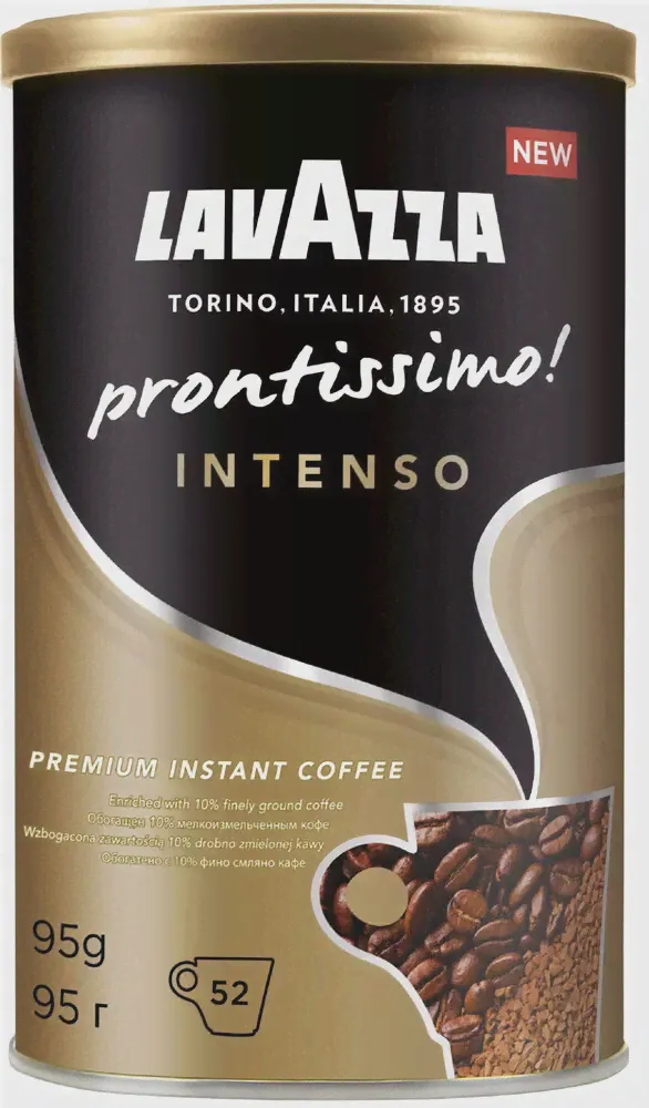 Бакалея Lavazza, "Prontissimo" Intenso, Instant Coffee, 95 г