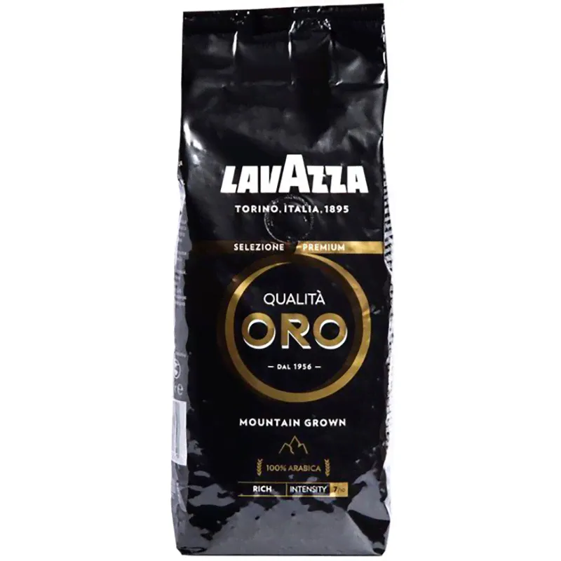 Кофе «Lavazza» Qualita ORO Mountain Grown, Лавацца Кьюалита ОРО Моунтайн Гровн 250г, зерно, пакет