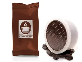 Кофе в капсулах и в подушечках LAVAZZA ESPRESSO POINT - CORPOSO Kaffee - 10 Stück Kompatible Kaffeekapseln von Caffè Bonini Italien.