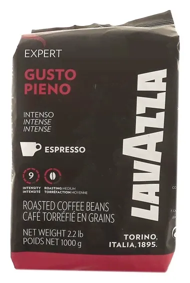 Lavazza Кофе Lavazza Gusto Pieno Vending в зёрнах 1кг-2